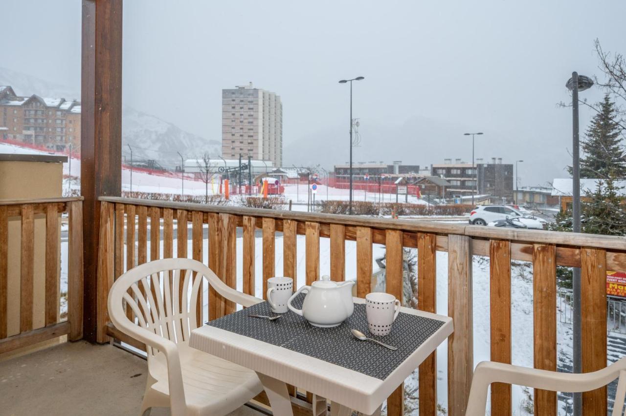 Appartement 6 Couchages Au Pied Des Pistes A Orcieres 2 Chambres, Balcon Et Parking Couvert Ngoại thất bức ảnh